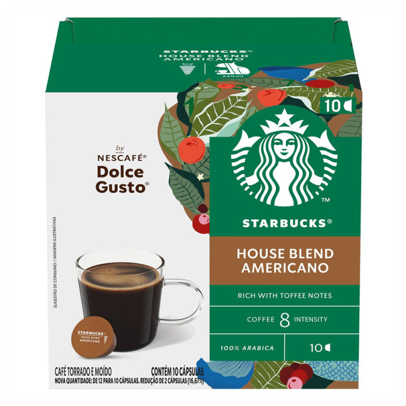 Capsulas Starbucks 85gr House Blend Amer