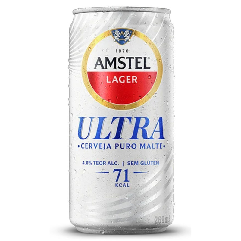 Cerveja Amstel Lata 269ML Ultra