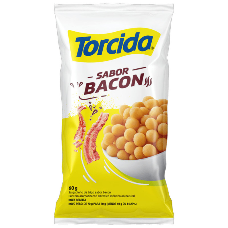 Salgadinho Torcida 60gr Bacon