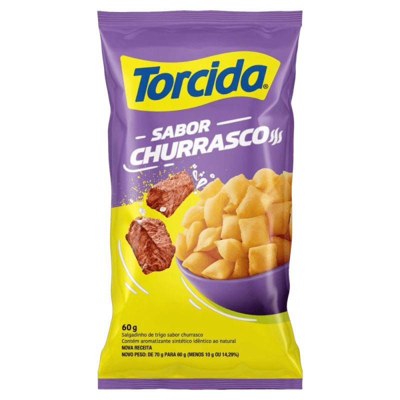 Salgadinho Torcida 60gr Churrasco