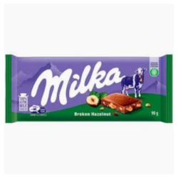 Chocolate ao Leite Milka Broken Hazelnut