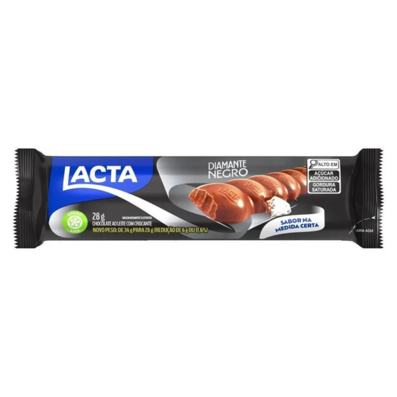 Chocolate Lacta 28G Diamante Negro