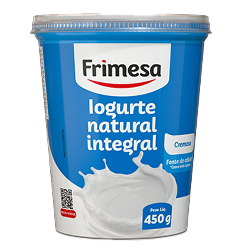 Iogurte Frimesa Pote 450gr Natural Integ