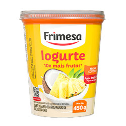Iogurte Frimesa Pote 450gr Abacaxi C/coc