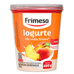 Iogurte Frimesa Pote 450gr Pessego