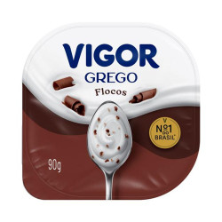 Iogurte Grego Vigor 90gr Flocos