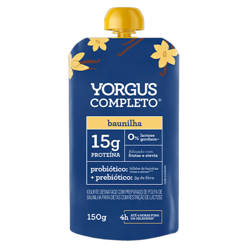 Iogurte Yorgus Completo Pouch 150gr Baun