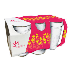 Conjunto de Copos Nadir Aurora 270ml com