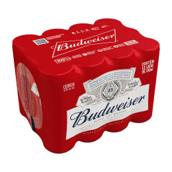 Cerveja Lata 350ml Budweiser Pack C/12