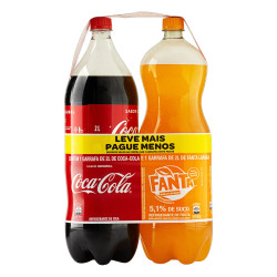 Kit Refrigerante Coca-Cola Original + Fa