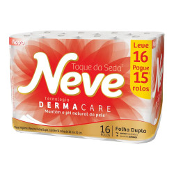 Papel Higiênico Folha Dupla Neve Toque d