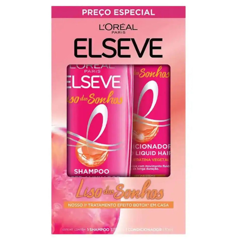 Kit Elseve Shampoo 375ml+Condicionador 1