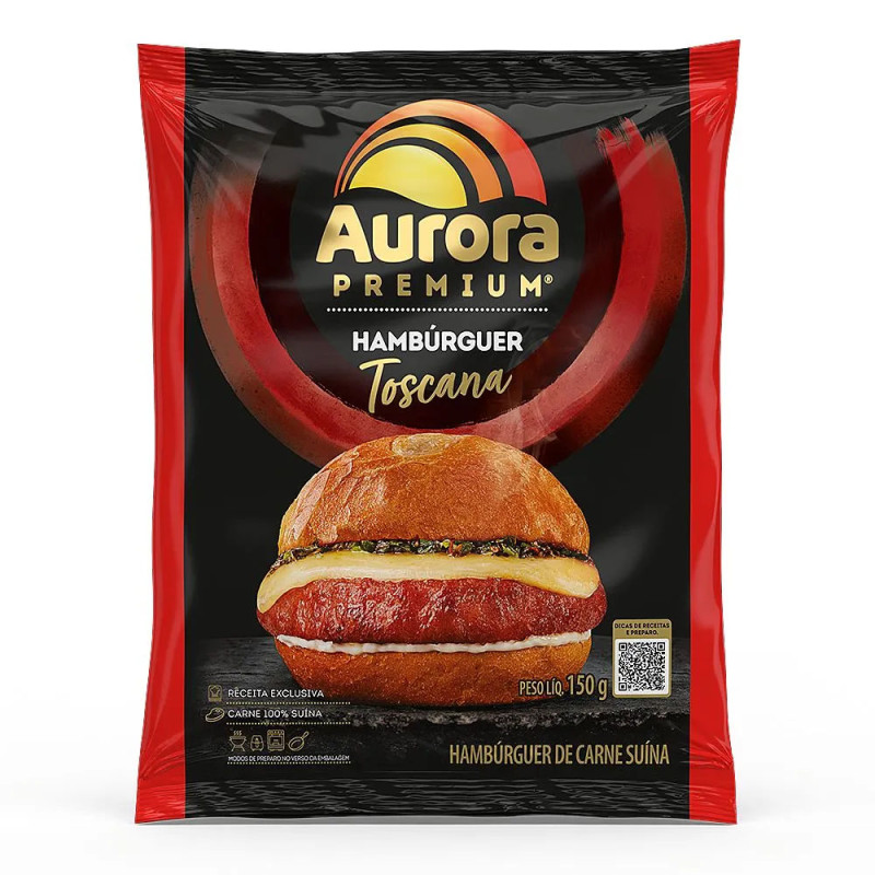 Hamburguer aurora Premium 150gr Toscana