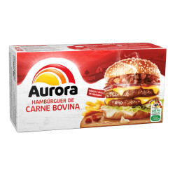 Hamburguer Aurora Bovino 672gr