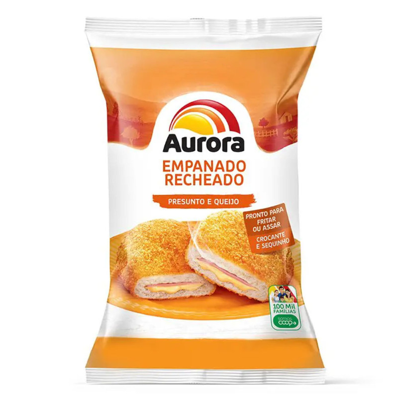 Empanado Aurora Recheado 120gr Presunto/