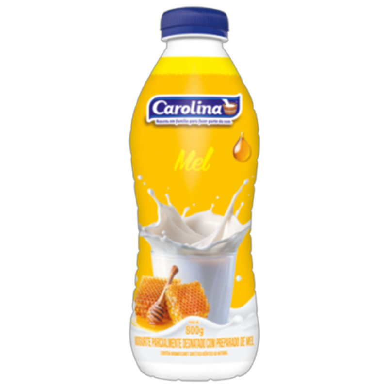 Iogurte Desnatado Carolina 800gr Mel
