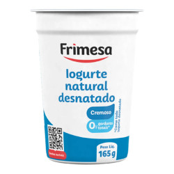 Iogurte Natural Frimesa 165gr Desnatado