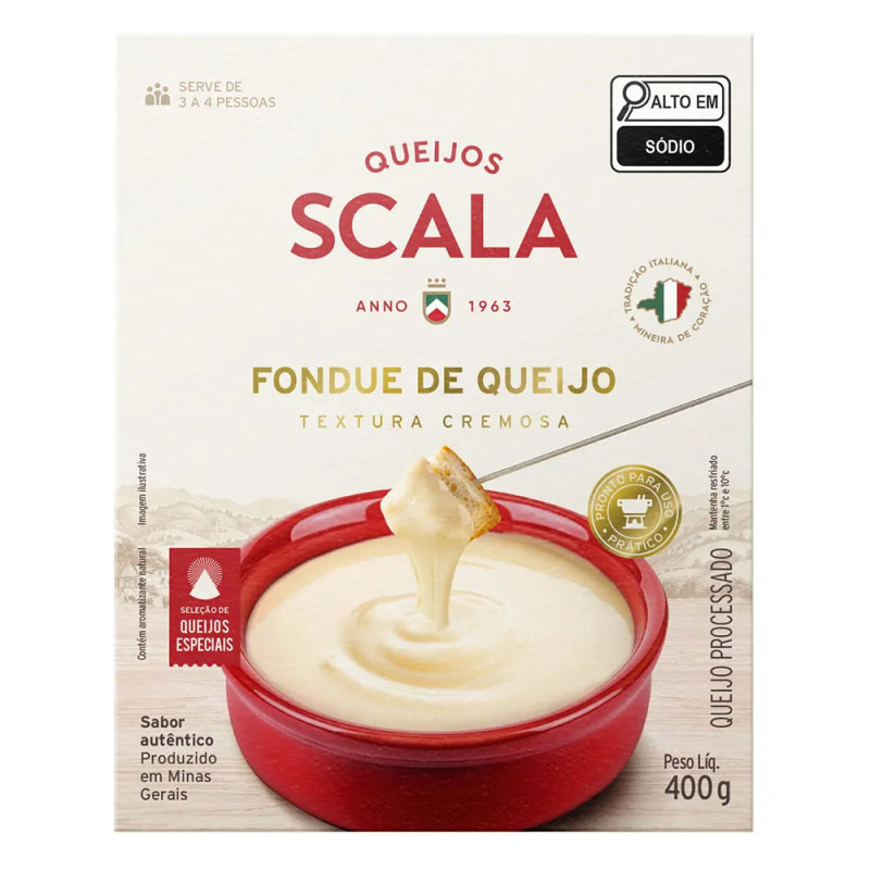 Fondue Queijo Scala 400gr