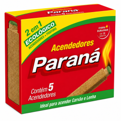 Acendedor de Fogo Sólido Paraná com 5 Un
