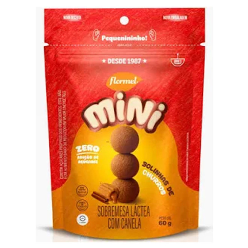 Bolinha Flormel Zero Mini Churros 60g