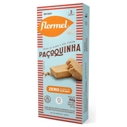 Doce Flormel Zero Paçoca 60g 3un